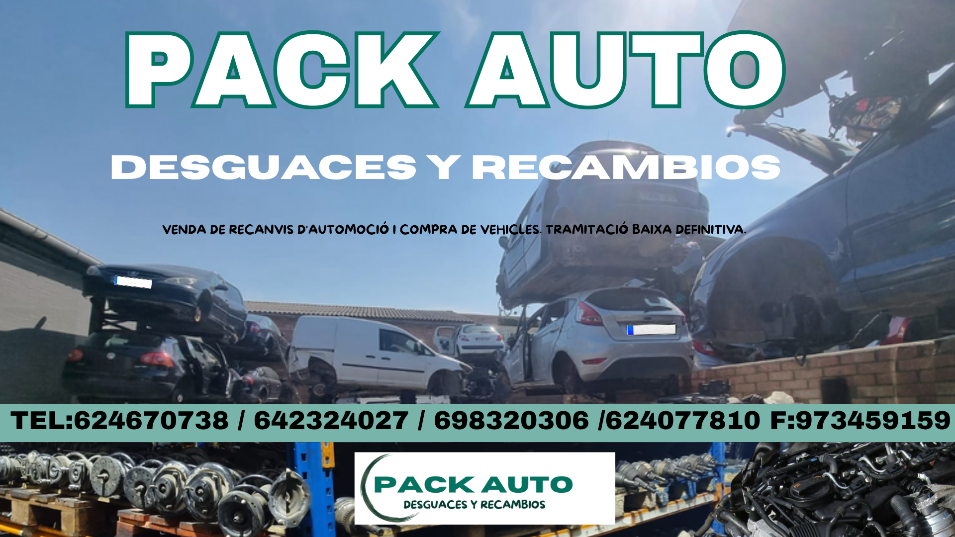 PACK AUTO DESGUACES Y RECAMBIOS